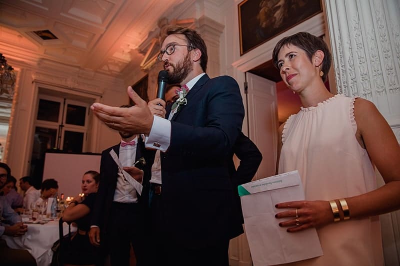 Le discours de la part des invités