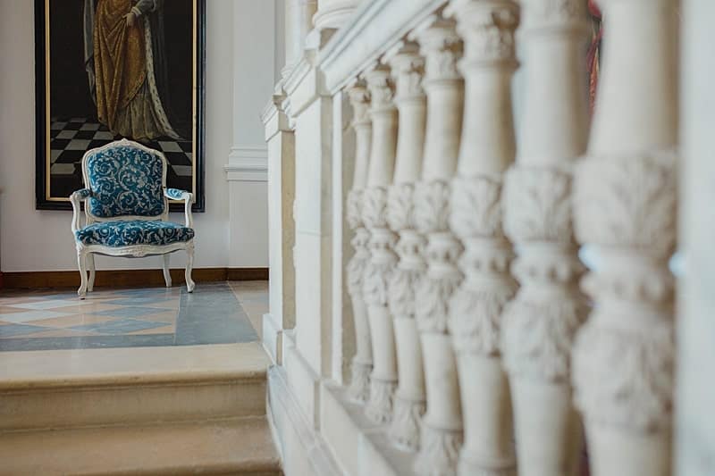 Détails à l’intérieur du château d'Azy