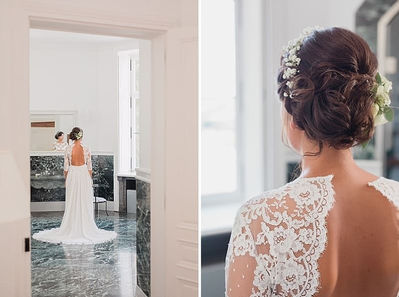 La fin des préparatifs et détails de la robe