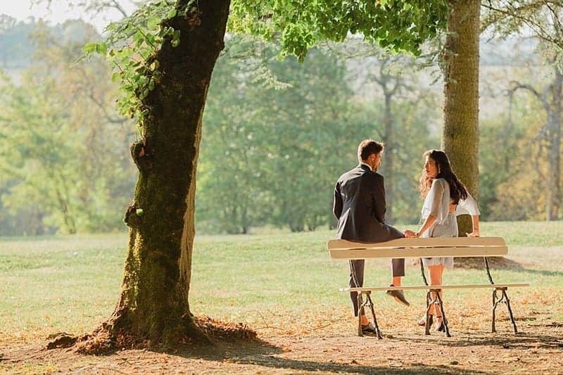 Moment de détente pour des invités