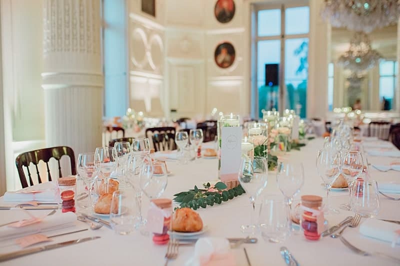 La salle de réception du château d'Azy