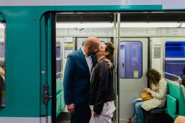 Un dernier bisous pour conclure la soirée