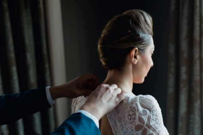 Les mariés se préparent