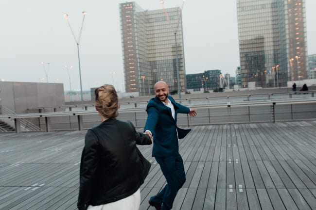 Séance couple au quai de Jemmapes
