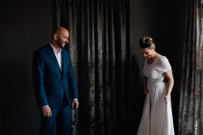 Voila les mariés prêt à se balader dans Paris