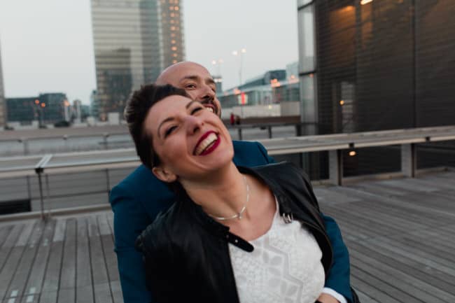 Le bonheur des mariés