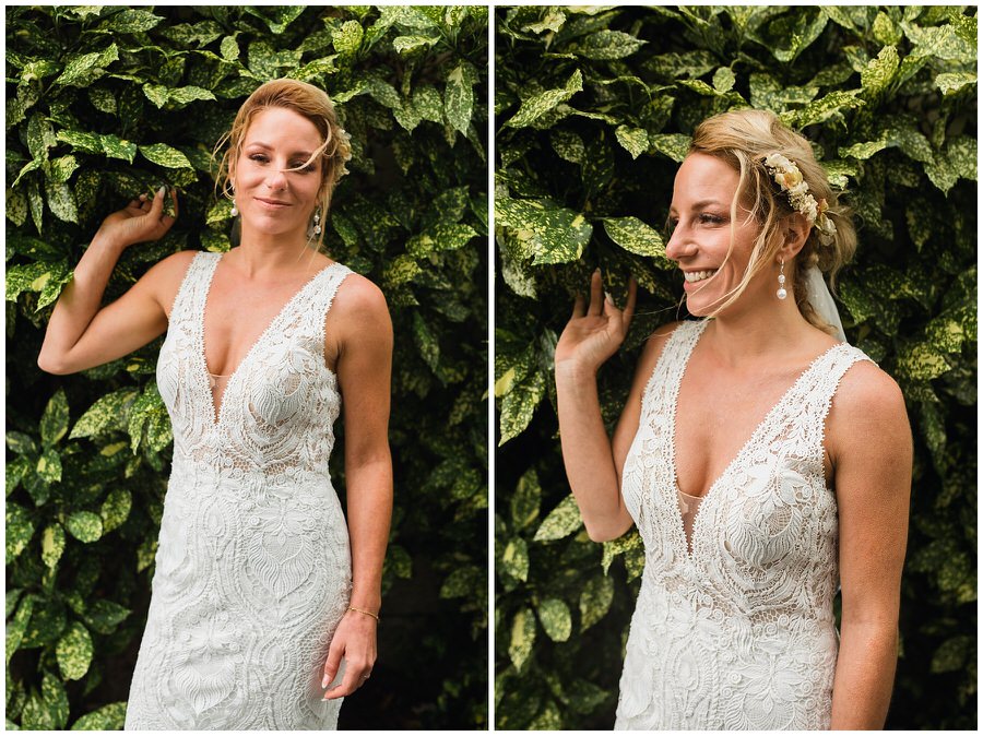 Portrait de la mariée