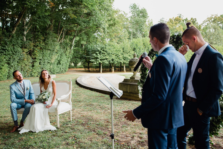 cérémonie laïque au château de talmay