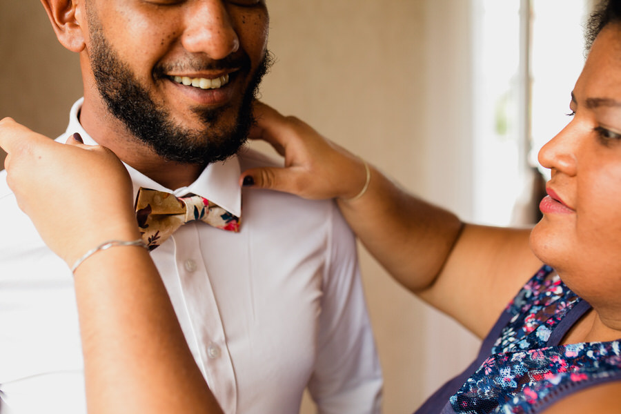 les préparatifs du marié