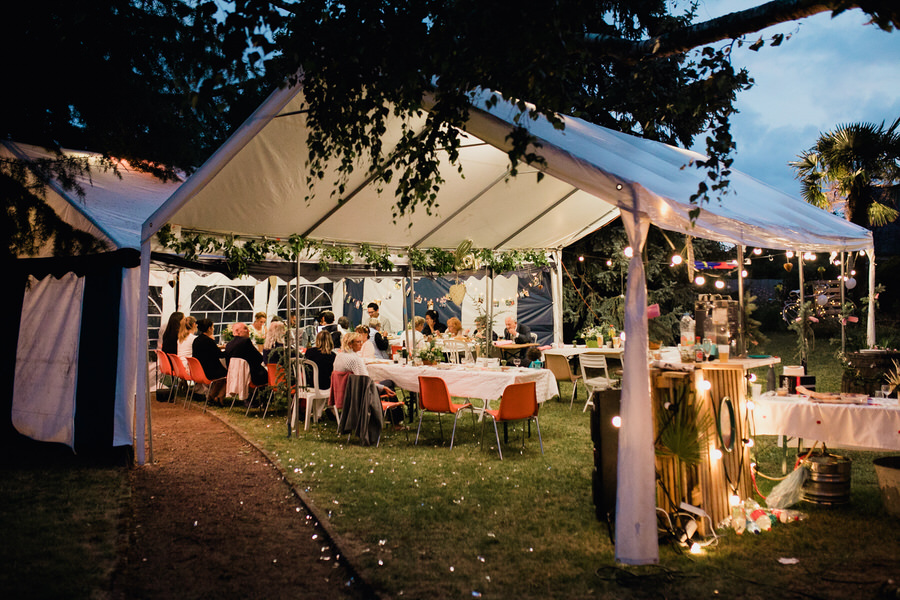 le lieu du mariage le soir