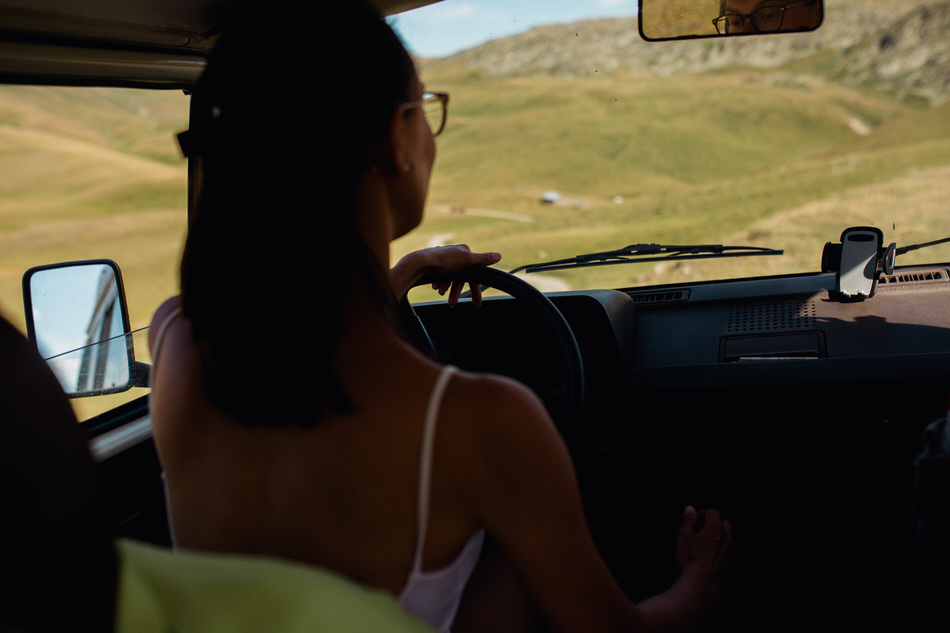 en route pour les montagnes