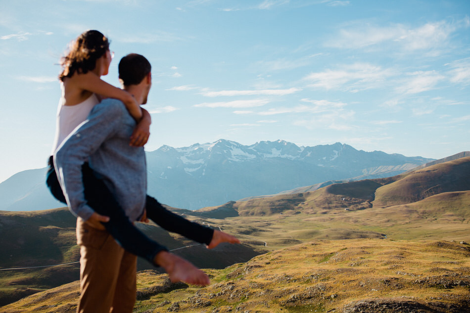 Une superbe vue sur les montagnes