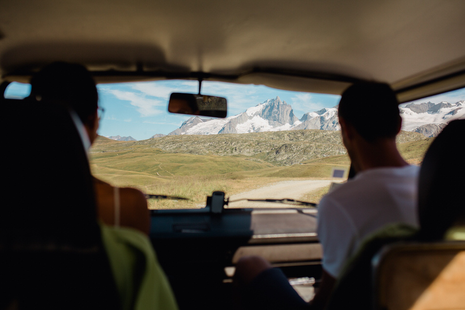 van life dans les montagnes