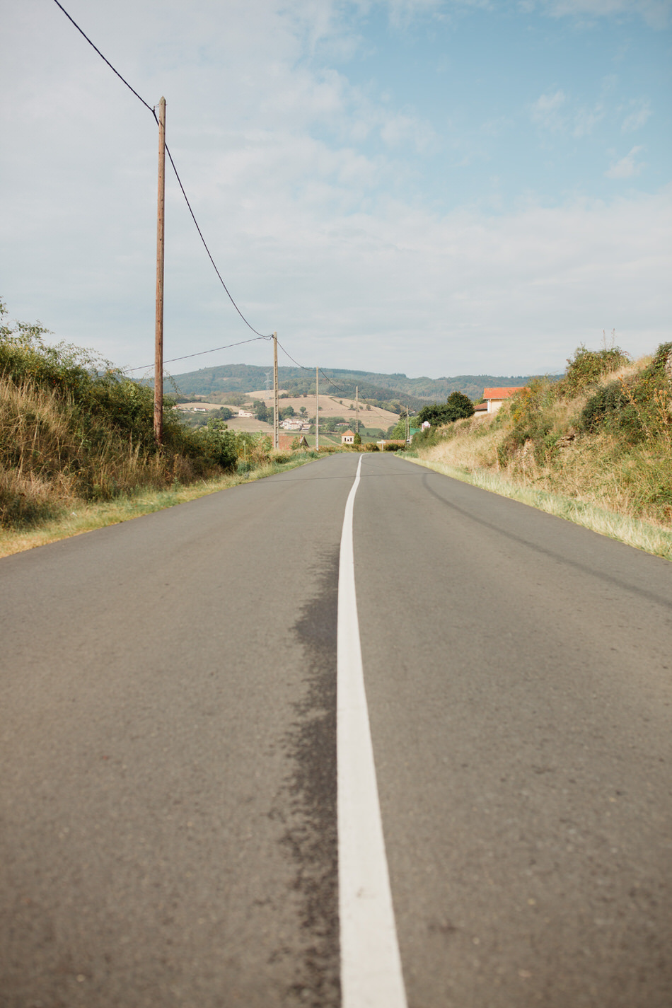 En route pour le château de Pierreclos
