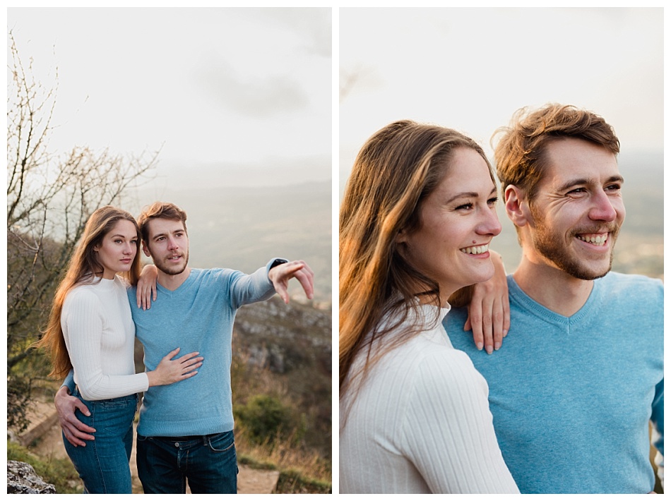 Séance couple près de Valence