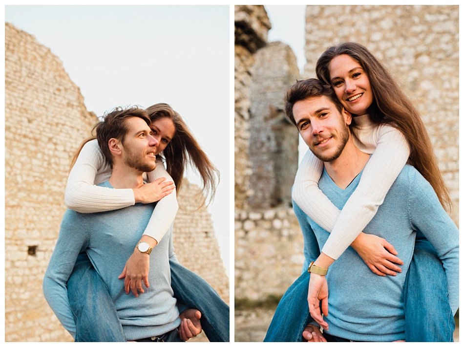 une séance photo de couple complice