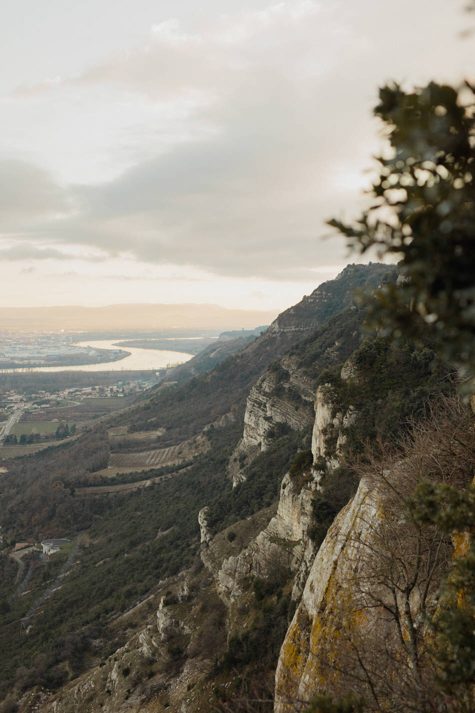 vue depuis le château de Crussol