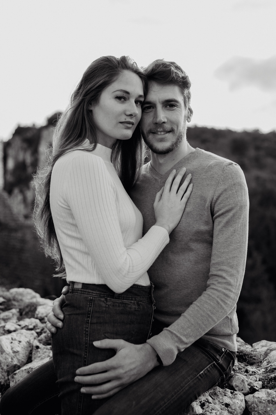 Une séance couple romantique