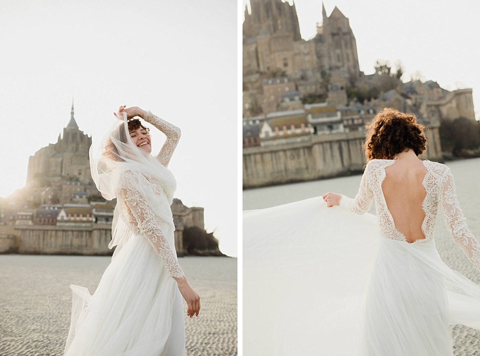shooting dans la baie du mont saint michel