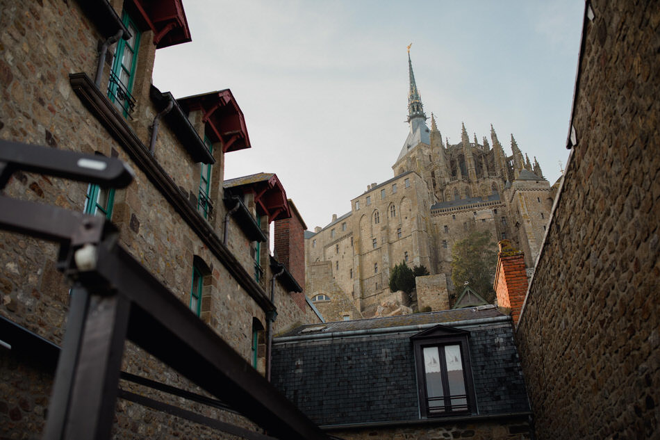 Le majestueux mont saint michel