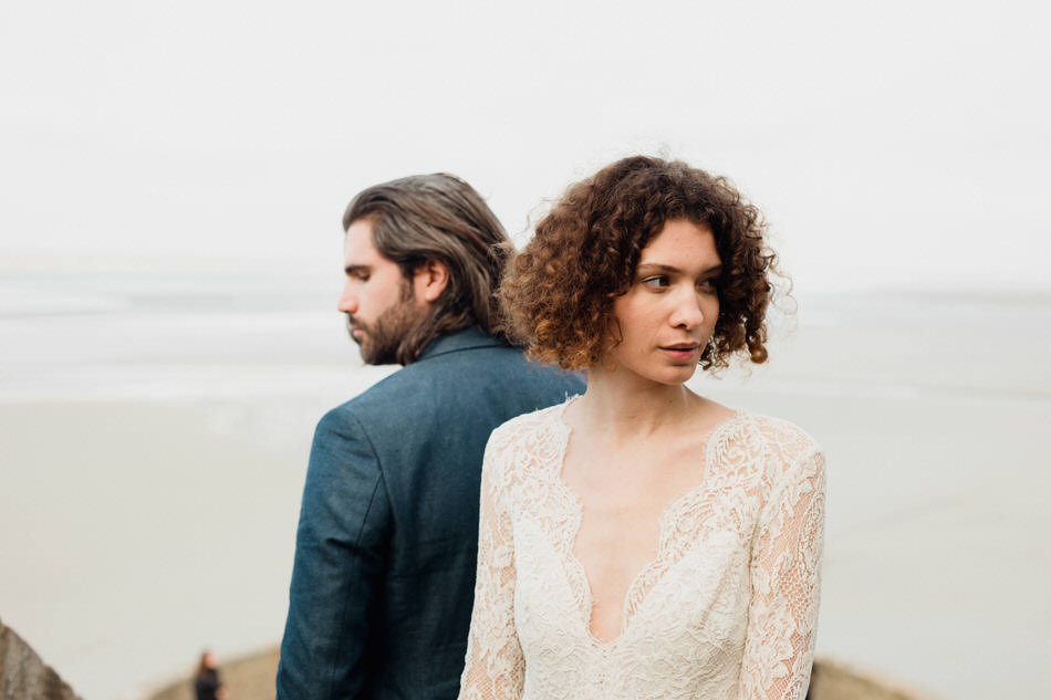 Magnifique mariage au mont saint michel