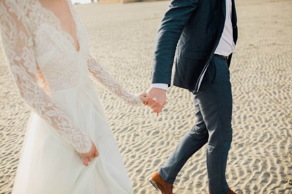 une séance couple dans la baie du mont saint michel