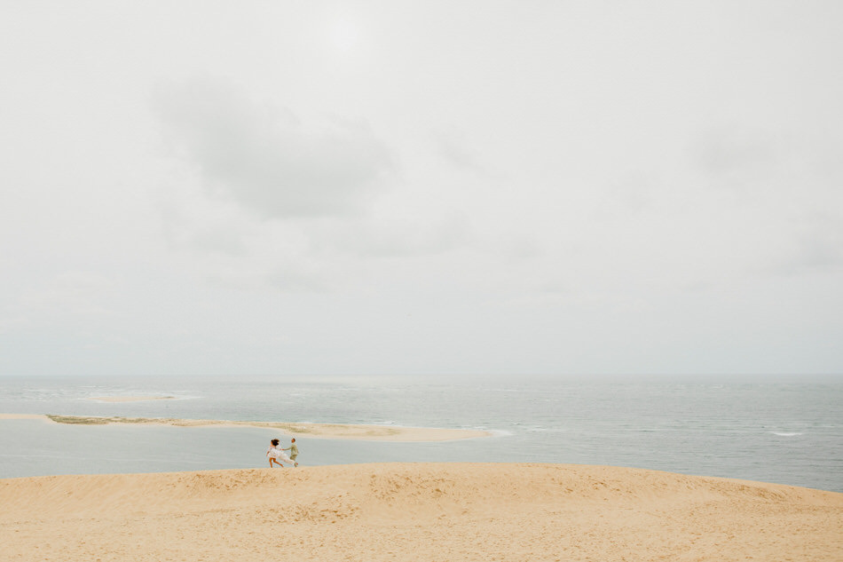 Séance fiançailles à la dune du Pilat
