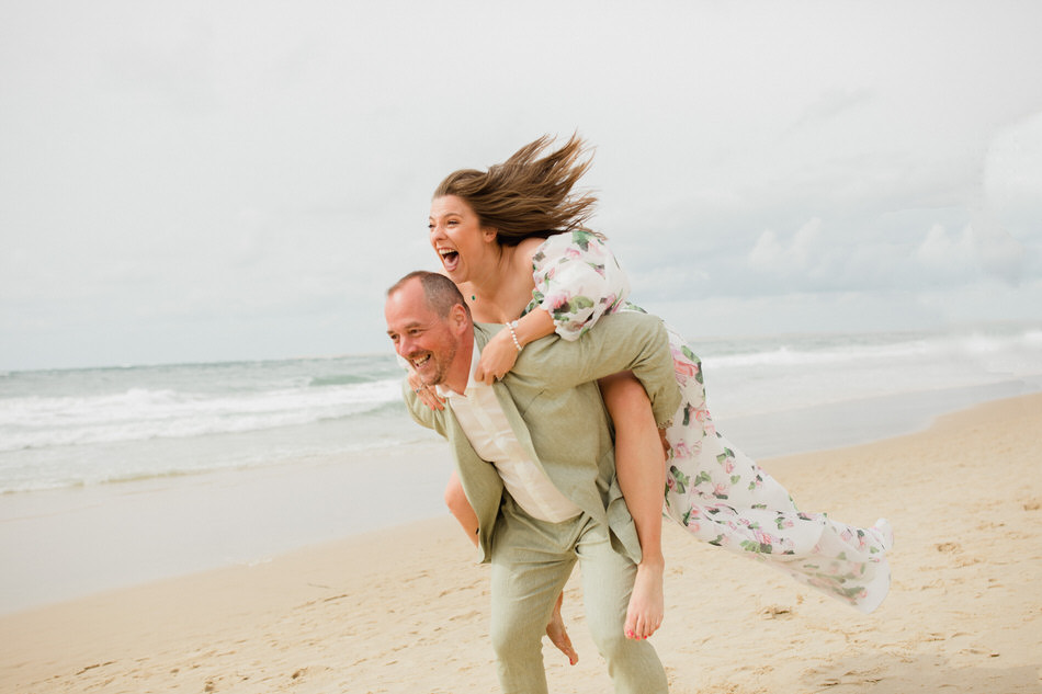 Séance fiançailles à la dune du Pilat