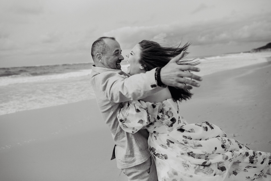 Séance fiançailles à la dune du Pilat