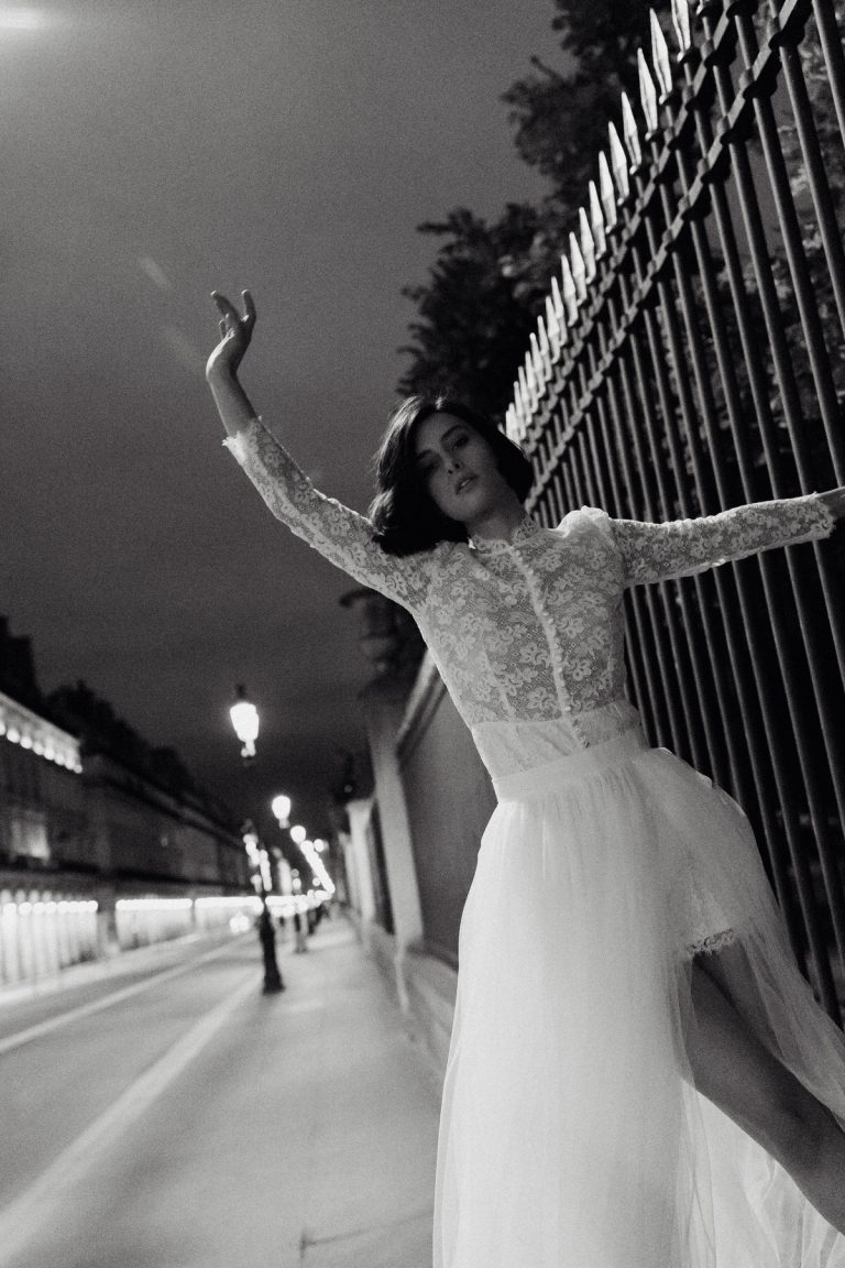 Night Butterfly : Paris Wedding by Night