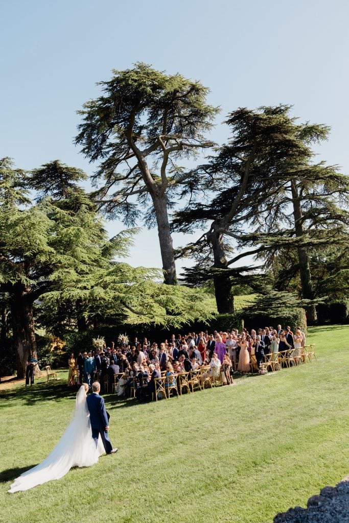 Chateau de Sannes Wedding ceremony