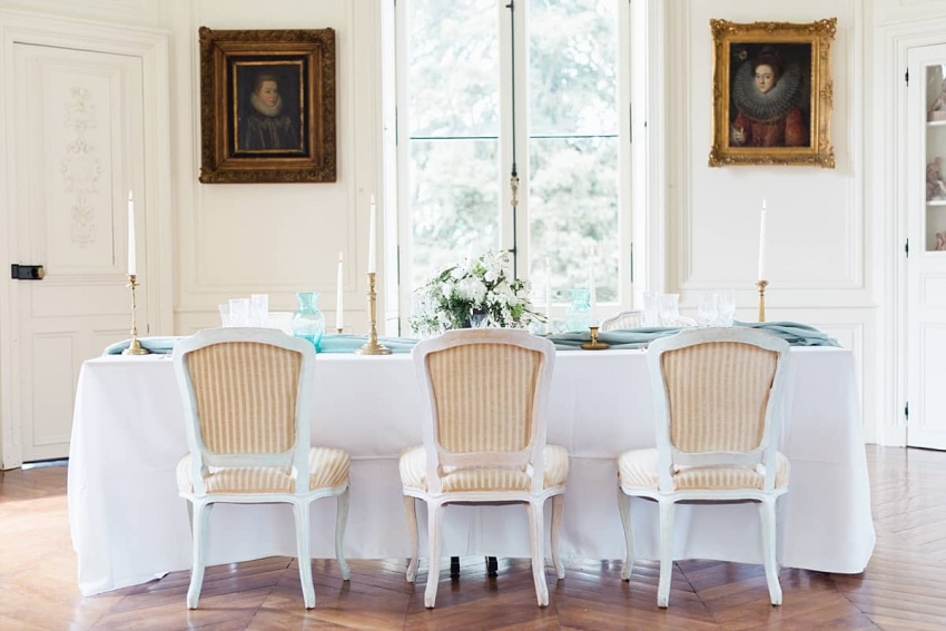 table mariage château d'azy