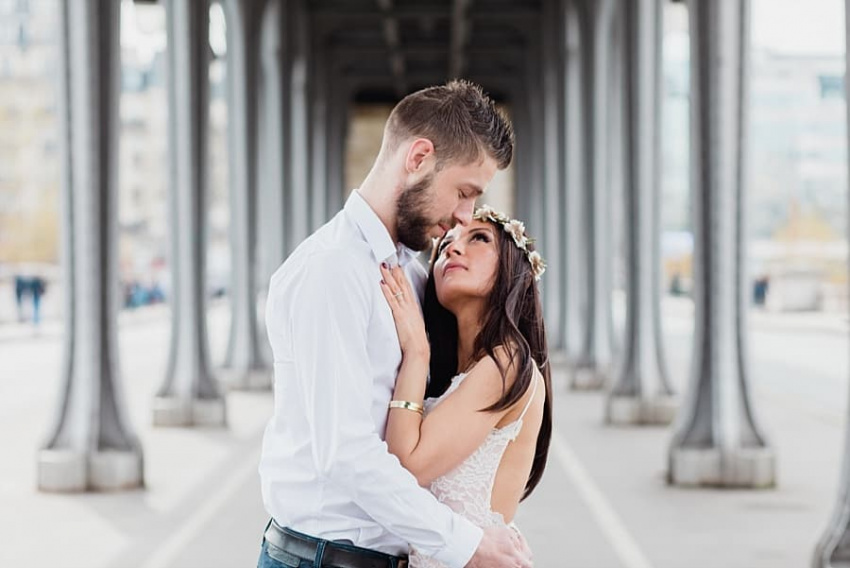 mariée sous pont bir hakeim