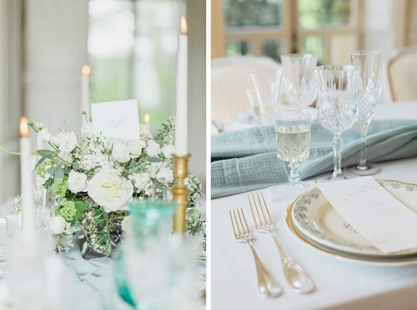 détails table mariage