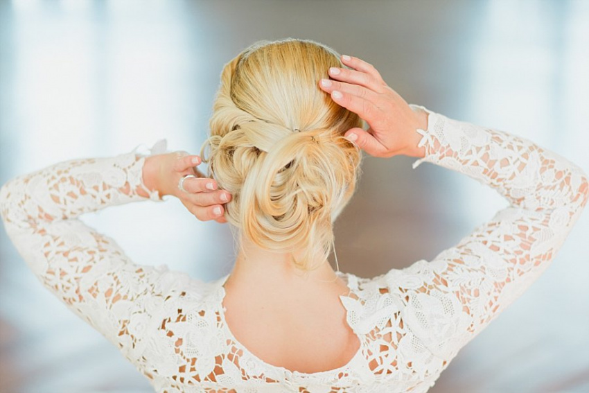 Coiffure de la mariée