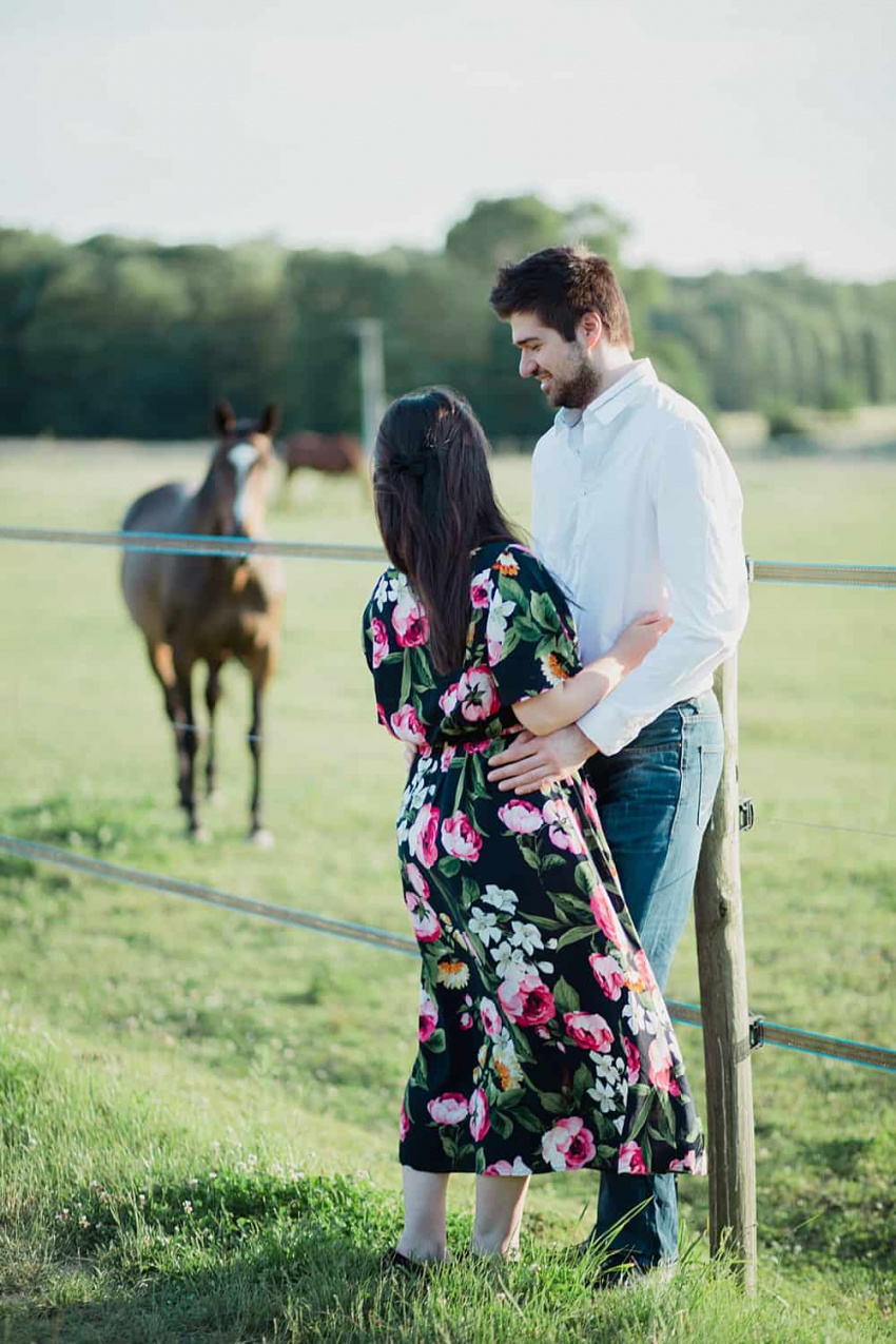Le cheval s'invite à la séance photo