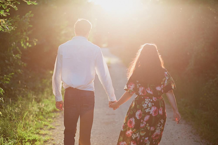 La séance couple se termine