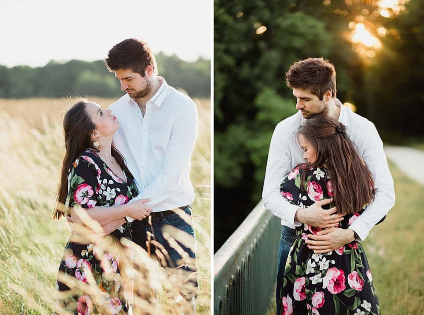 Moment de bonheur pour le couple