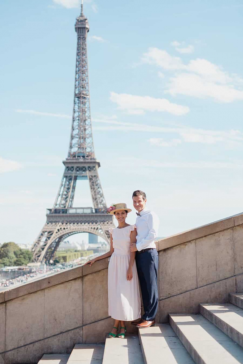 Les mariés et les trocadéro