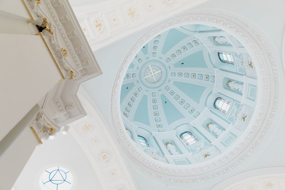 La coupole de l'Église Notre-Dame de l'Assomption de Passy