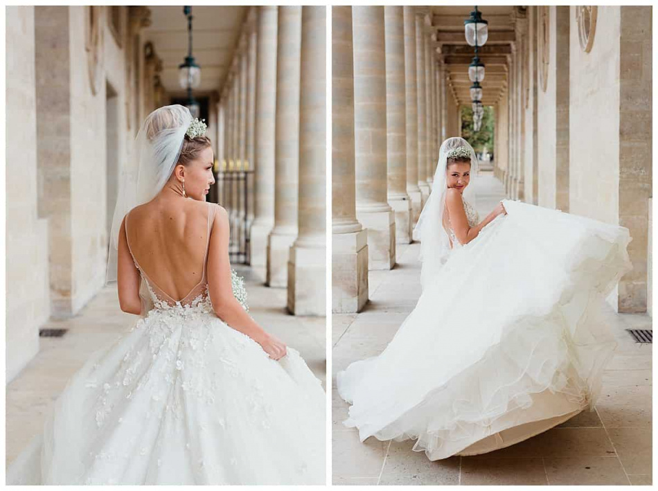 Superbe robe de mariée à paris
