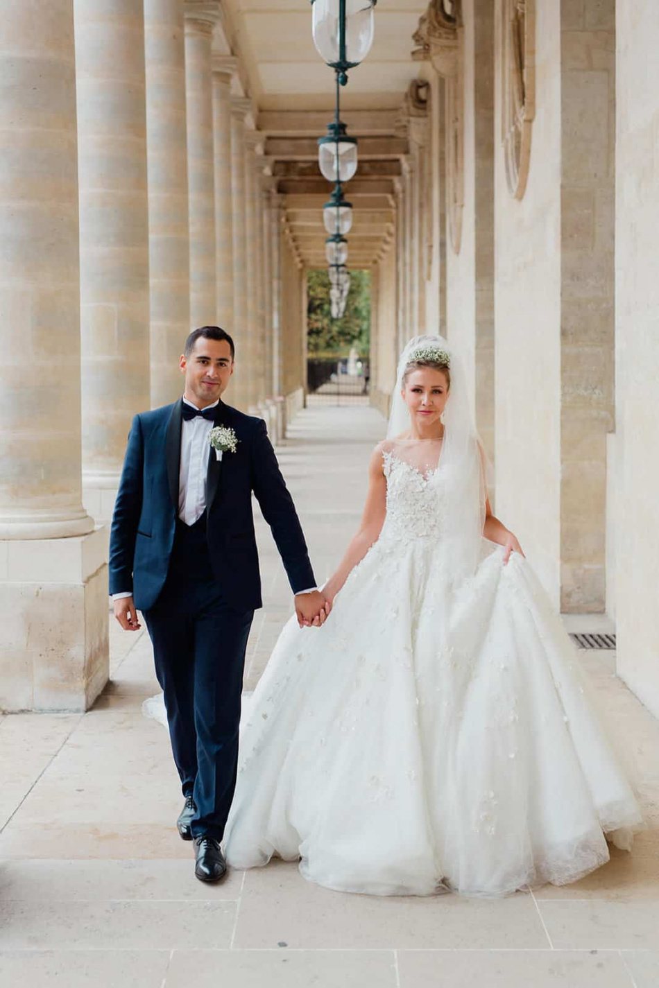 Séance couple au jardin du palais royal