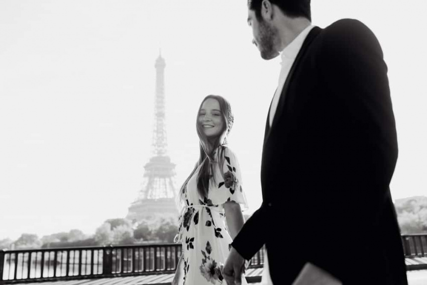 Shooting photo autour de la Tour Eiffel