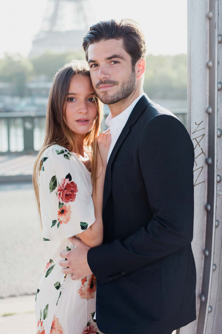 Shooting Tour Eiffel pendant l'été
