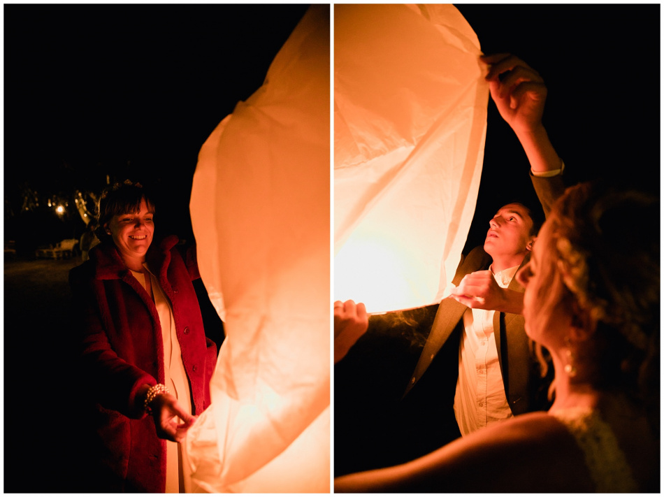 préparation des lanternes celestes