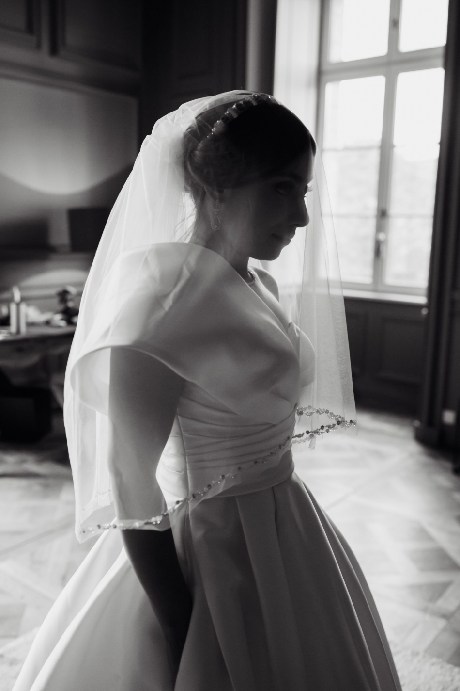 La mariée prête à faire la cérémonie